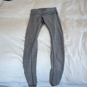Lululemon Athletica Heather Gray Leggings